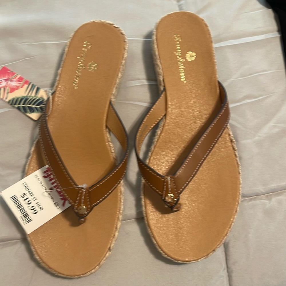 Tommy Bahama flip-flops